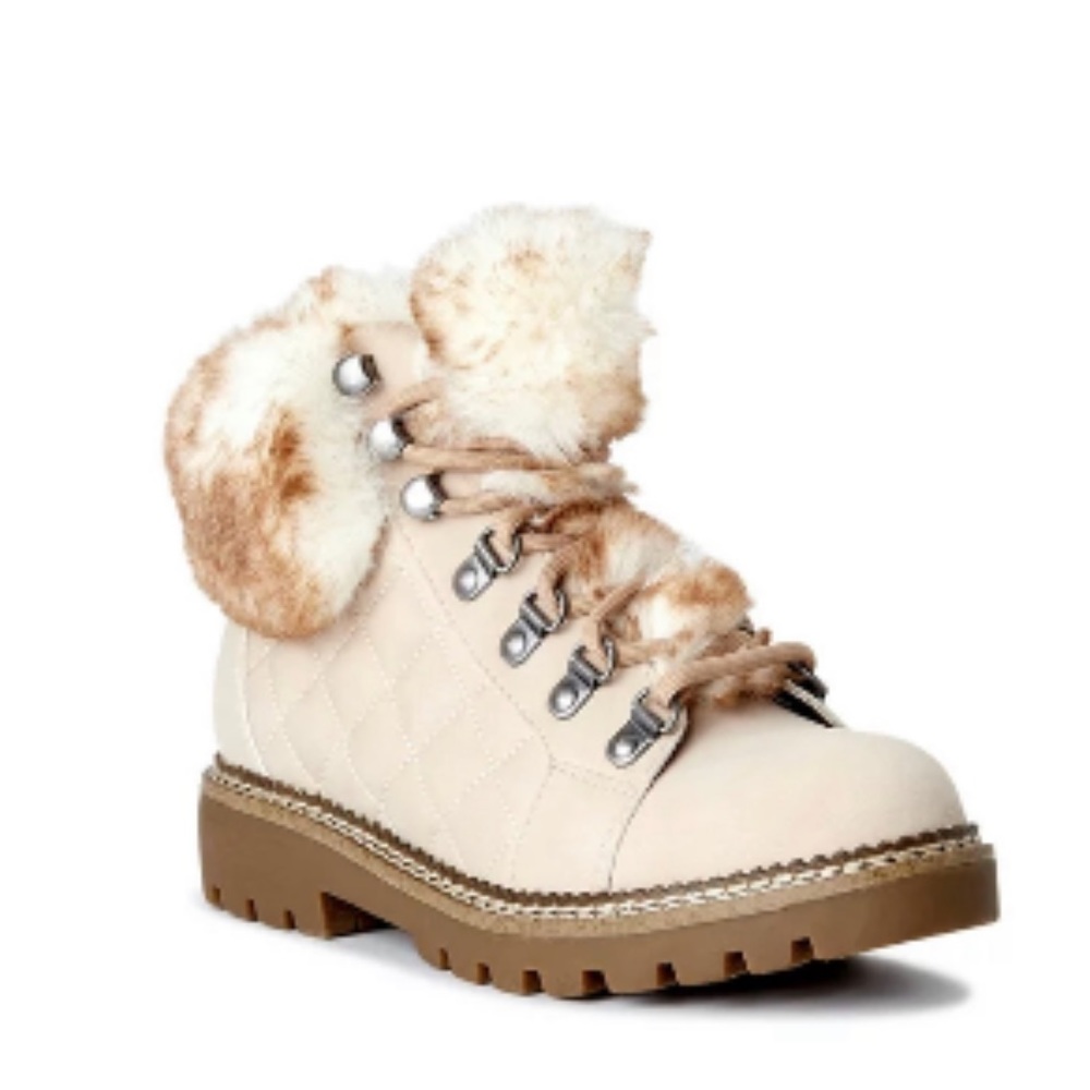 Scoop Boots Faux Fur
